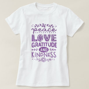 Camiseta Inspiração de brilho roxo