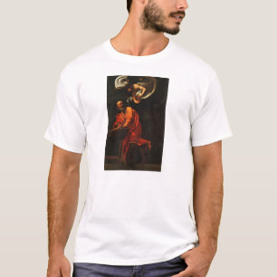Camiseta Inspiração de Caravaggio- de St Matthew