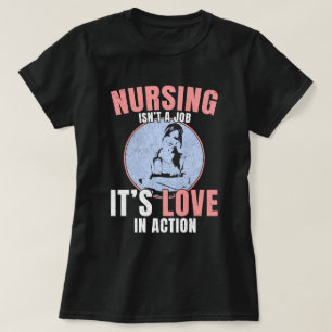Camiseta Inspiração de Carreira de Enfermagem para Heróis d