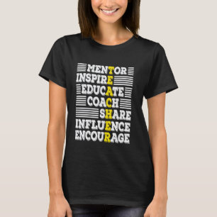 Camiseta Inspiração de Professor Negro Melanina Afro-Americ