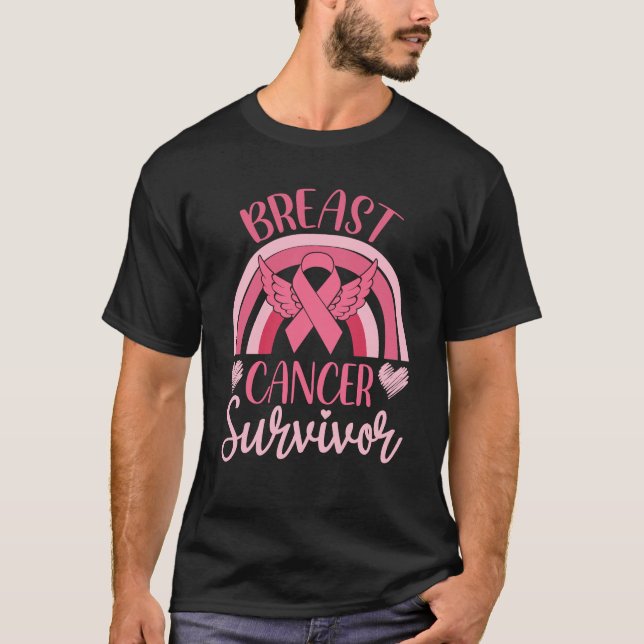 Camiseta Inspiração de Sobrevivência do Câncer da Mama (Frente)