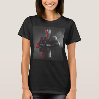 Camiseta Inspiração de Workout das Mulheres - Esmagar cada 