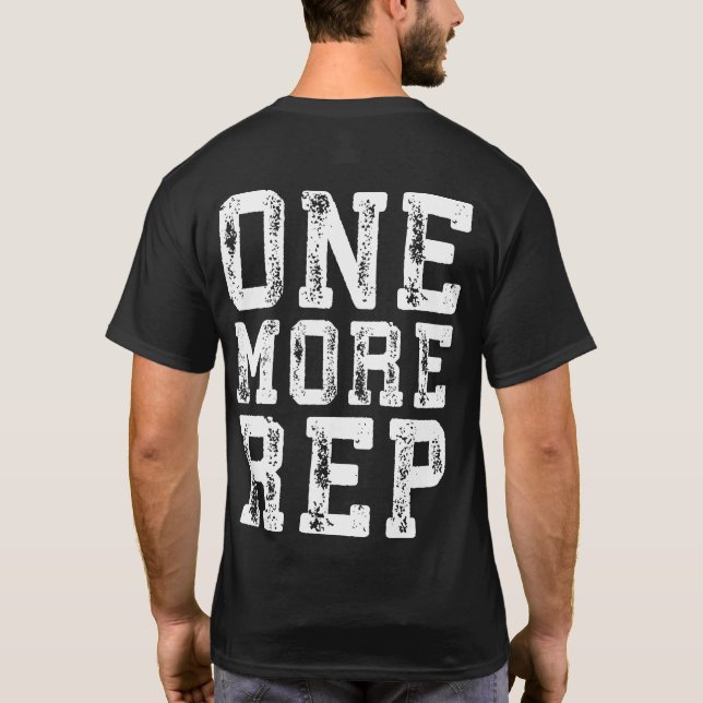 Camiseta Inspiração de Workout - Mais Um Representante - Mo (Verso)