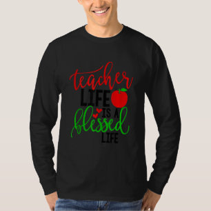 Camiseta Inspiração Inaladora A Vida Do Professor É Um Lif