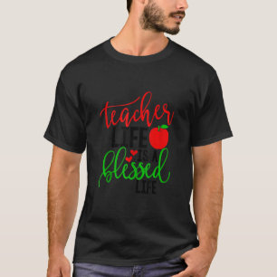 Camiseta Inspiração Inaladora A Vida Do Professor É Um Lif