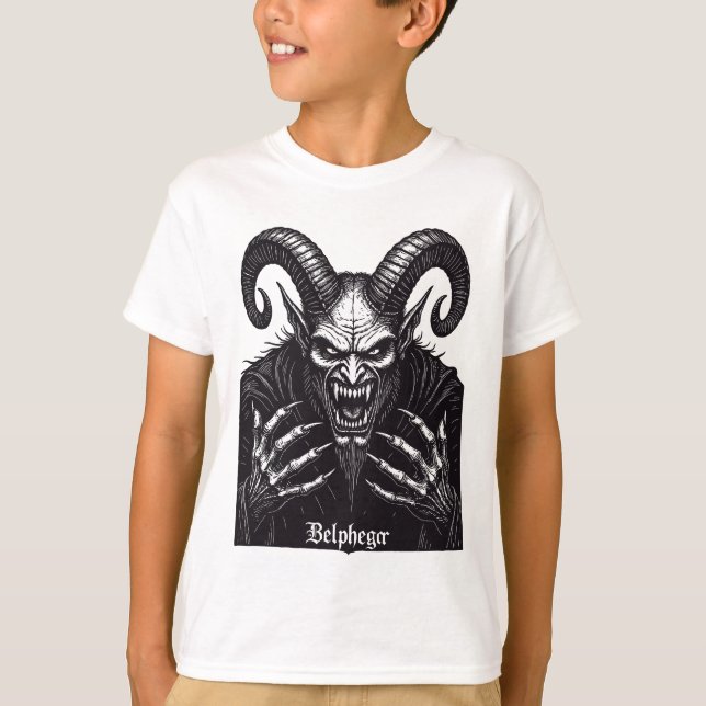 Camiseta Inspiração Infernal de Belphegor (Frente)