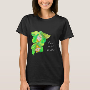 Camiseta Inspiração para a pop de arte moderna da orquídea