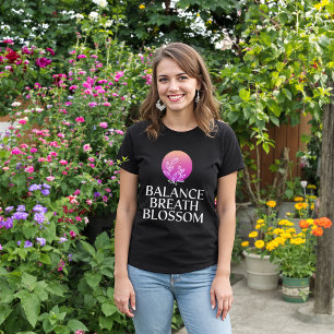Camiseta Inspiracional de Brilho de Ar Equilibrado