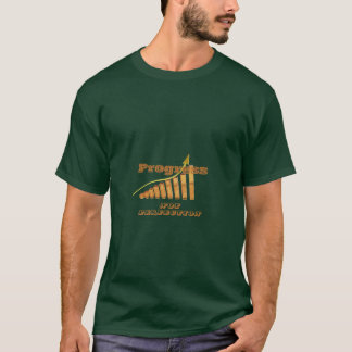 Camiseta Inspiracional "Progresso, Não Perfeição" 