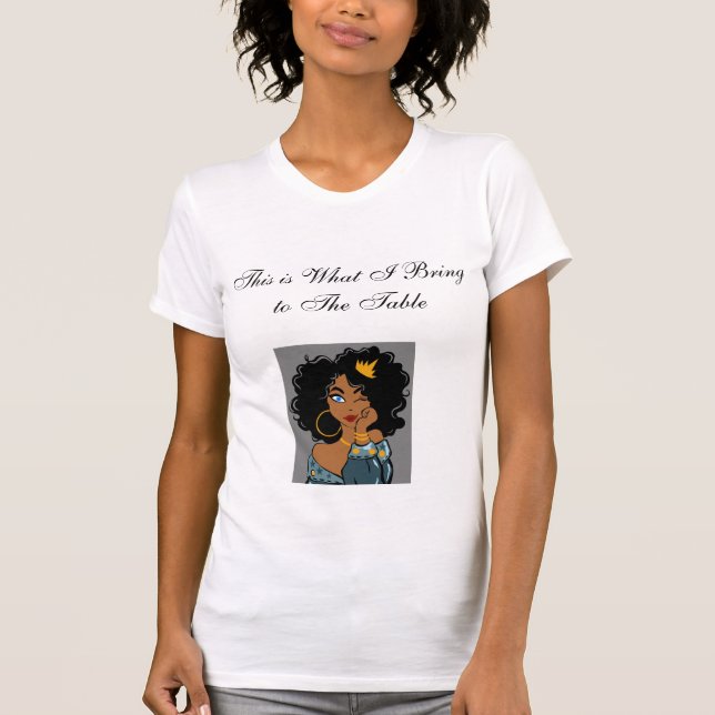 Camiseta Inspirações negras para as mulheres (Frente)