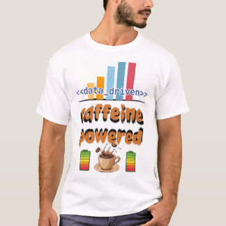 Camiseta Inspirada em Café com Foco em Dados