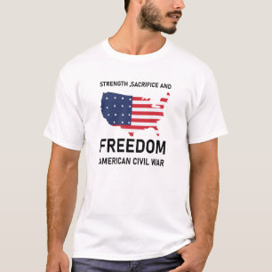 Camiseta Inspirada na Era da Guerra Civil – Histór