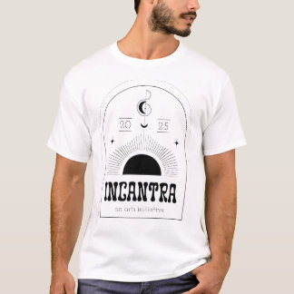 camiseta inspirada no tarot incantra (escuro sobre