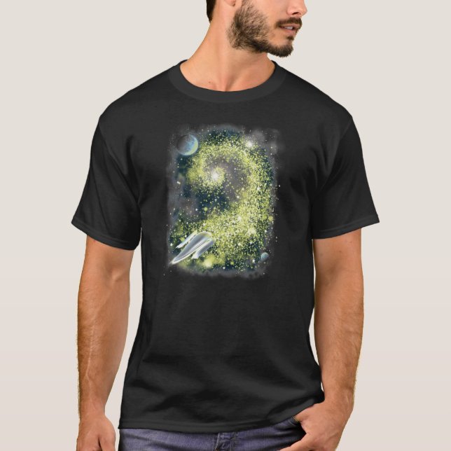 Camiseta Inspirado pela Busca Espacial (Frente)