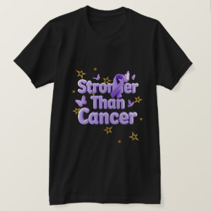 Camiseta Inspiradora Mais Forte que o Câncer – Esp