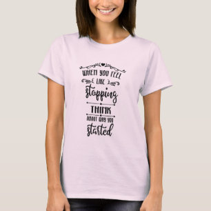 Camiseta Inspiradora para Mulheres