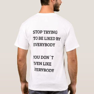 camiseta inspiradora pare de tentar