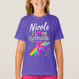 CAMISETA INSPIRANDO EU AMO DESIGN DE GINÁSTICA