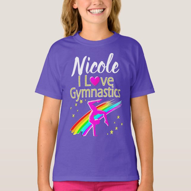 CAMISETA INSPIRANDO EU AMO DESIGN DE GINÁSTICA (Frente)