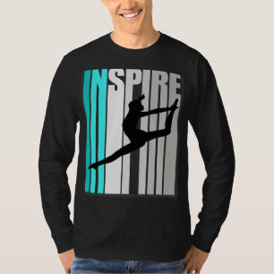 Camiseta Inspirar Dança Garota Temporada Instrutor Dançarin