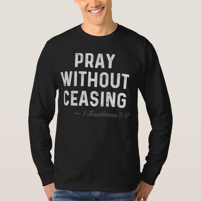Camiseta Inspiration Christian Bible Quote  1 Thessalonians (Frente)