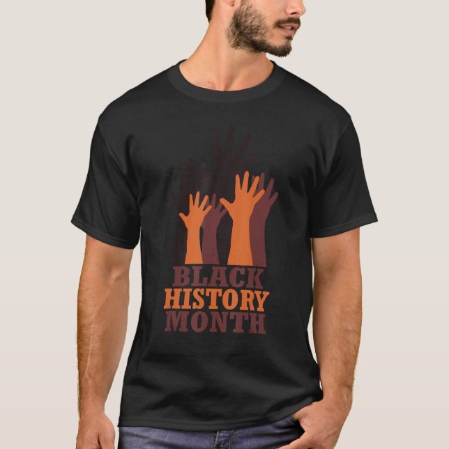 Camiseta Inspirational Leaders Power Proud African Fist Han (Frente)