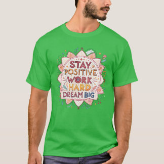 Camiseta Inspirational Mandala with Motivational Quotes fri