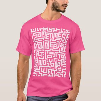 Camiseta Inspirational Maze Motivational Labyrinth Optical 