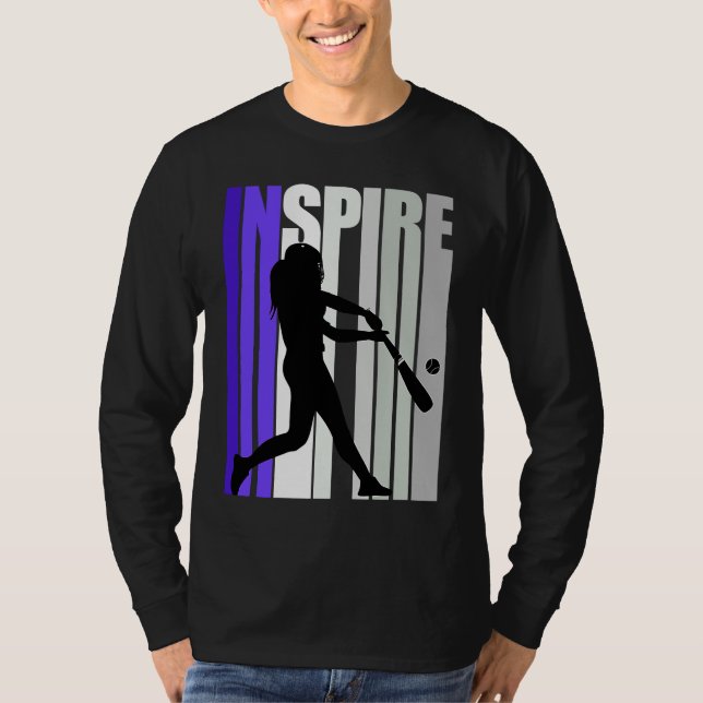 Camiseta Inspirational Motivational Baseball Instructor Tea (Frente)