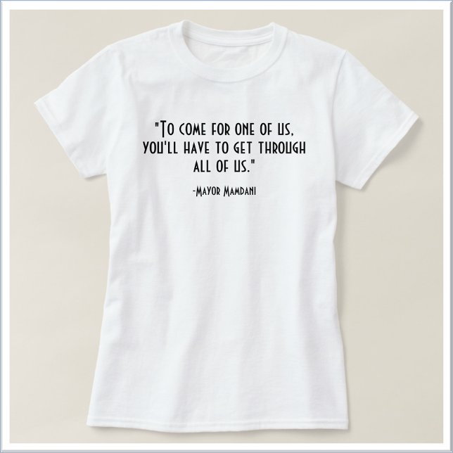 Camiseta Inspirational Political Quote | FRONT&BACK (Criador carregado)