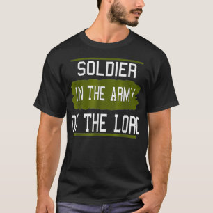 Camiseta Inspirational Tee Soldier In The Army Of The Lord