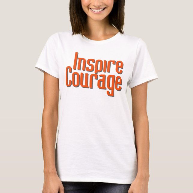 Camiseta Inspire a coragem (Frente)