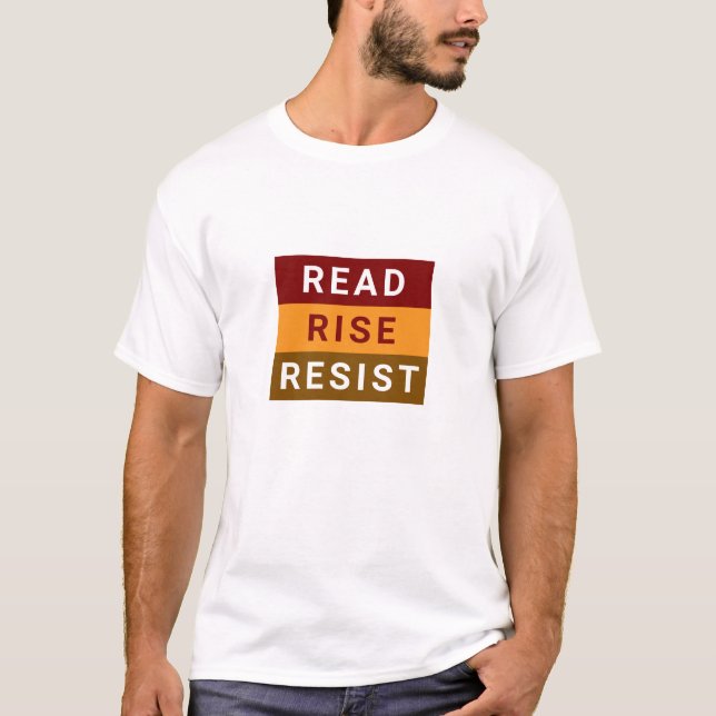 Camiseta Inspire ação Leia Rising Resist Tee for Men (Tremo (Frente)