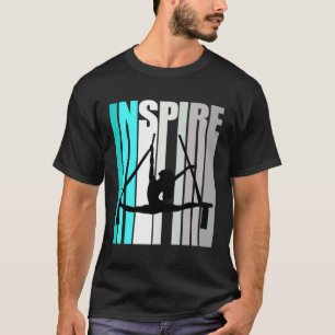 Camiseta Inspire Air Yoga Menina Instrutora de Yoga Aérea A