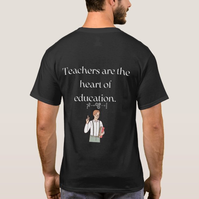 Camiseta Inspire, Chumbo, Ensine (Verso)