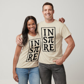 Camiseta INSPIRE com Design Pun Pi Math