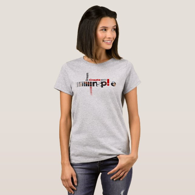 Camiseta Inspire do Crio Dream | Mulheres (Frente Completa)