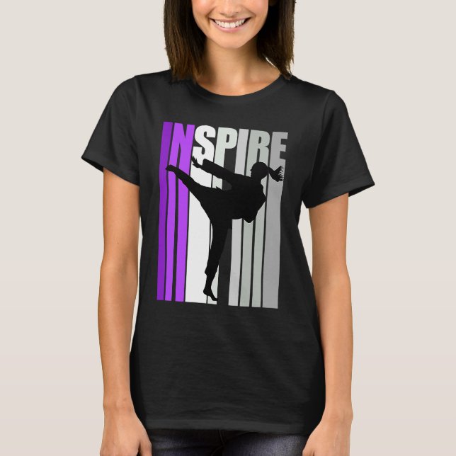 Camiseta Inspire Karate Sparing Birthday Competition Compe (Frente)