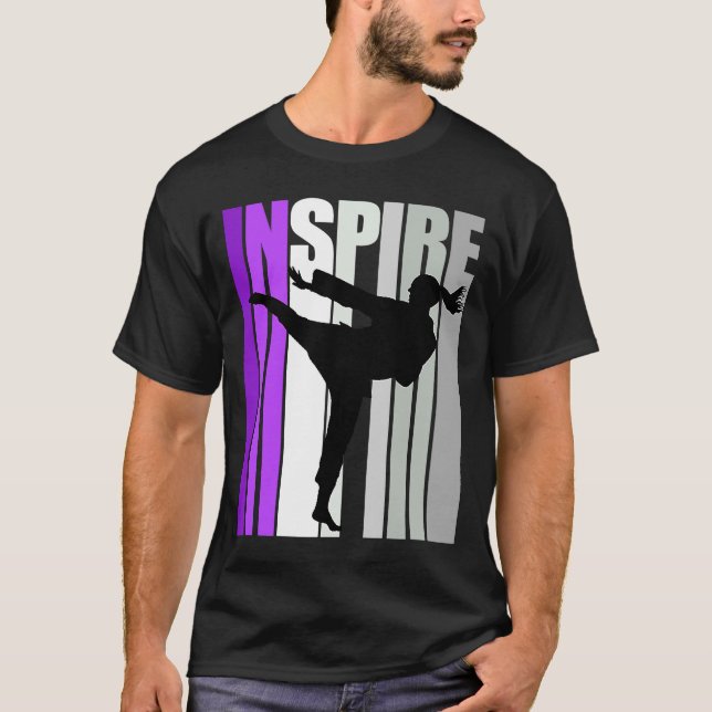 Camiseta Inspire Karate Sparing Birthday Competition Compe (Frente)