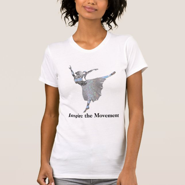 Camiseta Inspire o movimento personalizável (Frente)