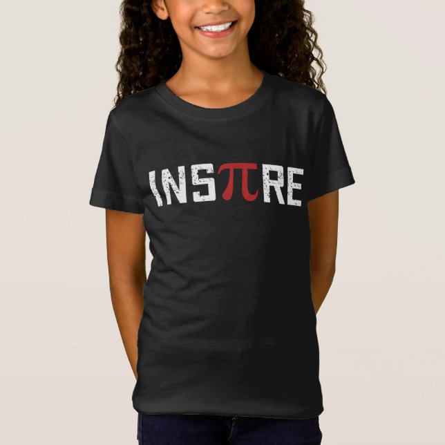 Camiseta InsPire Pi dia | Feliz dia de matemática (Frente)
