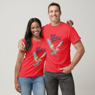 Camiseta Inspire sucesso: Vista seus sonhos com orgulho