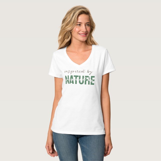 Camiseta Inspired by Nature T-Shirt (Frente Completa)