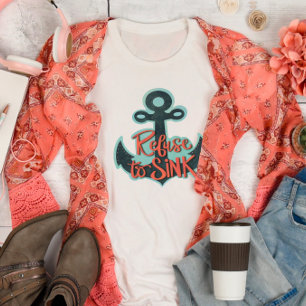 Camiseta Inspirividade T-Shirt "Recusar-se a Ancorar-se"