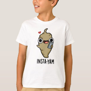 Camiseta Insta-yam Funny Social Media Veggie Pun