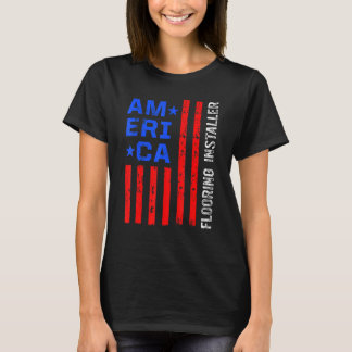 Camiseta Instalação de Pavimento do Contratante do Instalad