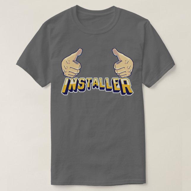 Camiseta Instalador (Frente do Design)