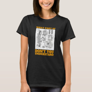 Camiseta Instalador De Elevador E Engenheiro Mecânico