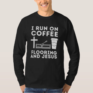 Camiseta Instalador de Piso de Construção Prestador de Serv