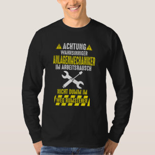 Camiseta Instaladores do Aquecedor de Mecânica do Sistema M